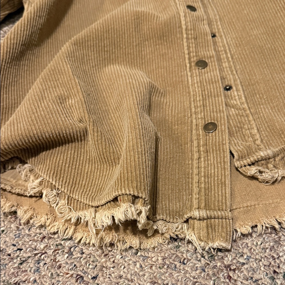 Gilded Intent Tan Corduroy Jacket - Picture 8 of 9